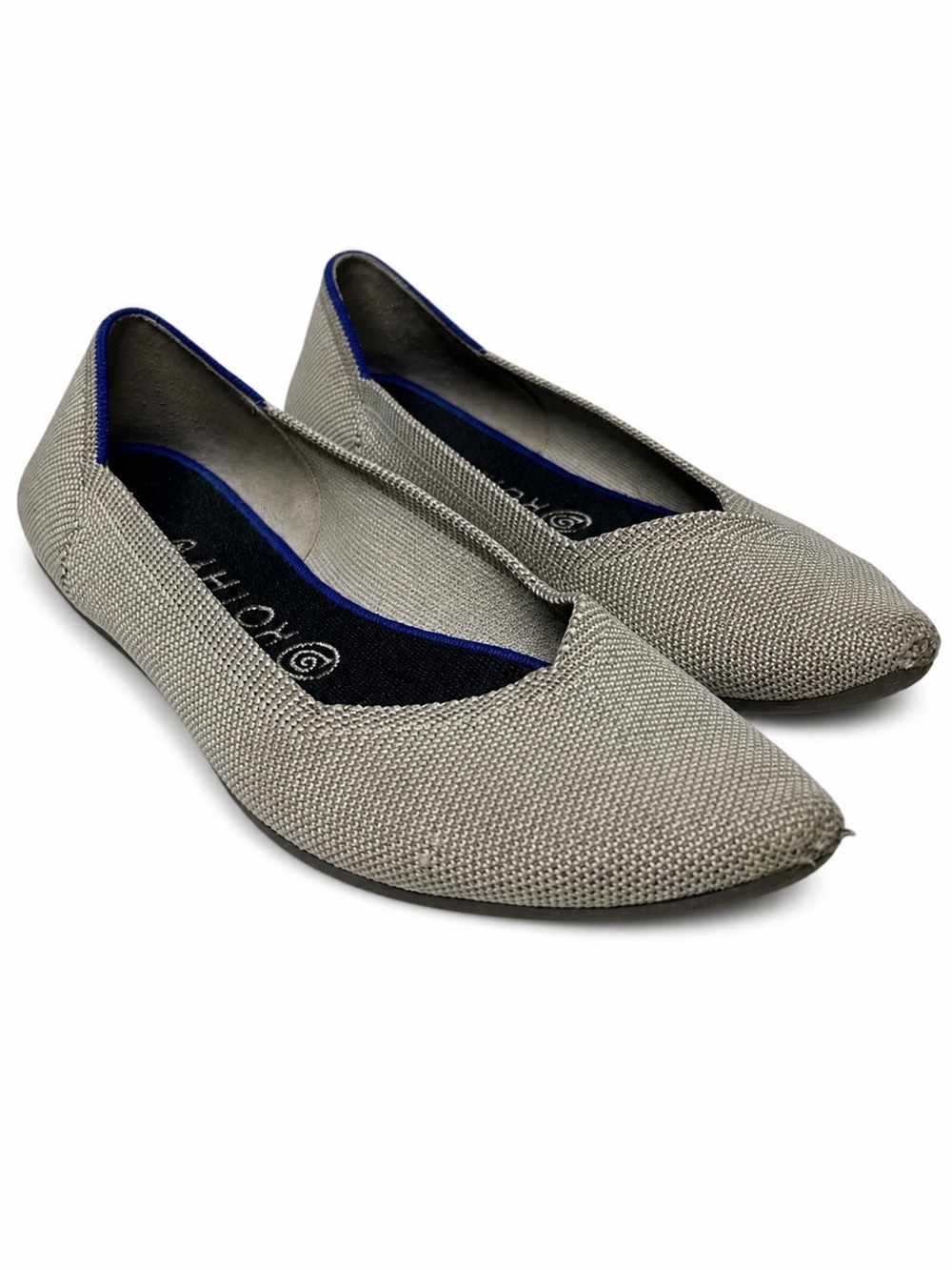 Rothy’s The Point Flats‎ Birdseye Light Gray Women’s Size 10